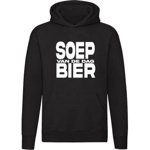 Soep van de dag Bier Hoodie | Pils | Drank | Zuipen | Alcohol | Kroeg | Cafe | Bar | Trui | Unisex