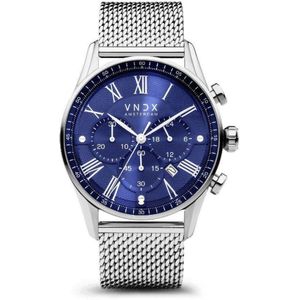 VNDX Amsterdam - Horloge - The Chief - Blauw - Staal