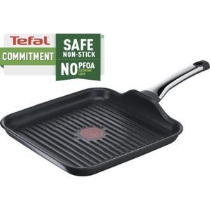 Tefal Excellence Grillpan - Ø26 cm - Inductie - Anti-aanbaklaag - Aluminium - Zwart