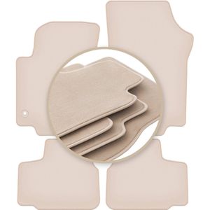 PREMIUM beige vloermatten voor: Volkswagen Up! hatchback 2011-