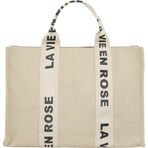 La vie en rose shopper - Beige - dames - 16 x 31 x 41