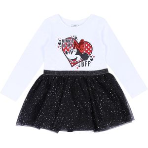 Wit met zwarte Minnie Mouse jurk DISNEY