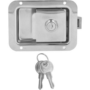 Reizen Trailer Lock - Roestvrij Stalen Inbouw Slot Peddel Type Gereedschapskist Slot Vervanging Voor Kast RV Deur