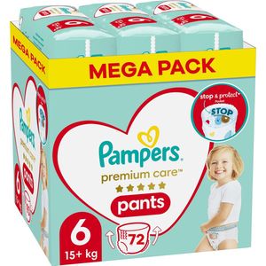 Pampers - Premium Care Pants - Maat 6 - Mega Pack - 72 luierbroekjes - 15+KG