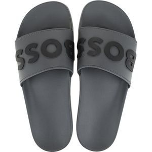 Hugo Boss slippers big logo grijs - 41