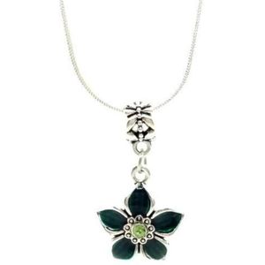 2 Love it Flower Groen - Ketting