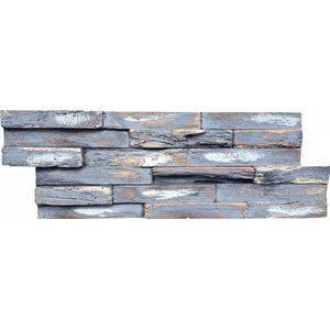 Houtstrips 3D Teakhout Makassar 50x18cm