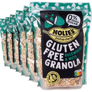 Holie's Glutenvrije Granola Buckwheat & Nuts 330gr - ontbijtgranen - suikervrij - gezond - vegan