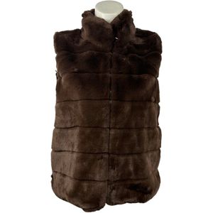 Luxe Zachte Faux Fur Bodywarmer met Ritssluiting en Steekzakken - De Wintertrend van 2024 - In 6 Kleuren - One Size