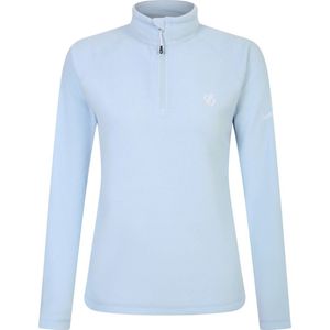 Dare2B, Freeform II Lichtgewicht Dames Fleece met halve rits, Quiet Blue, Maat 36