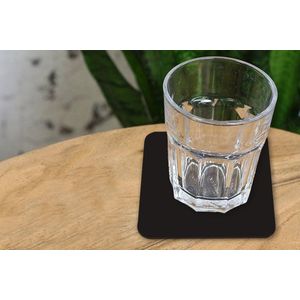 KitchenYeah - Vierkant - Onderzetters voor glazen - Grijs - Effen - Interieur - Onderlegger - Onderzetters grijs - 10x10 cm - Onderzetter - Woonkamer accessoires - 6 stuks