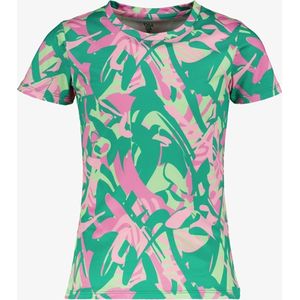 Osaga Dry meisjes sport T-shirt met print groen - Maat 110/116