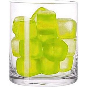 Montana Ijsblokjes Fresco 3 X 3 Cm Siliconen Geel 18 Stuks