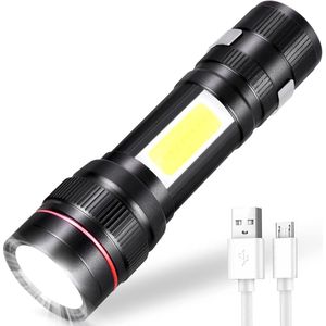 Militaire Zaklamp - Militaire Zaklamp Oplaadbaar - Zaklamp Led Oplaadbaar - Zaklamp Oplaadbaar