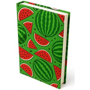 Rekbare boekenkaft - A4 - 21x29,7 CM - Watermeloen - 5 stuks
