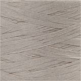 Garen - Papier raffia garen - 100% houtvezel - lichtgrijs - B: 7-8 mm - 100m - 1 rol