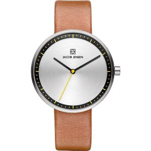 Jacob Jensen 281 horloge dames - bruin - edelstaal