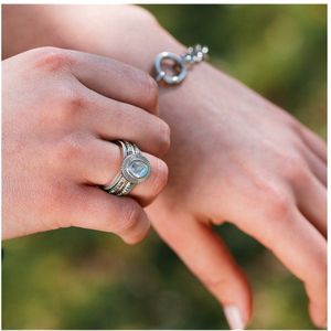 iXXXi Jewelry-Flower Fusion- Zilverkleurig-Dames Ring
