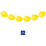 Folat - Doorknoopballonnen geel 8 stuks