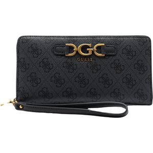 Guess Dagan SLG Cheque Organizer Dames Portemonnee - Coal Logo - One Size