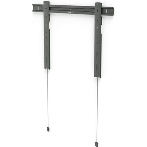 Ultraslanke TV Muurbeugel tot 90 inch, VESA 50x50 tot 600x400, Draagvermogen 80 kg, Hoogte Verstelbaar, Plankafstand 1.45 cm, Geschikt voor Diverse TV's
