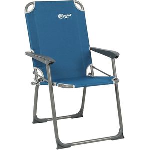 Opvouwbare Campingstoel - Lichtgewicht Klapstoel met Hoge Rugleuning voor Buitengebruik - Tot 150 kg Belastbaar - Perfect voor Tuin, Strand en Festivals
