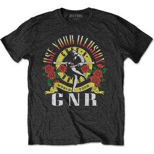 Guns N' Roses - UYI World Tour Heren T-shirt - 2XL - Zwart
