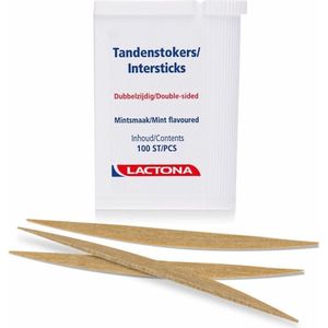 Lactona Tandenstoker - Mintsmaak - 100 stuks