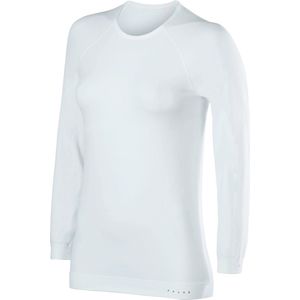 FALKE dames skiing longsleeve Maximum Warm - thermoshirt - wit (white) - Maat: L