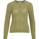 Vila Trui Vicotti O-neck Knit Top 14102684 Sage Dames Maat - XL