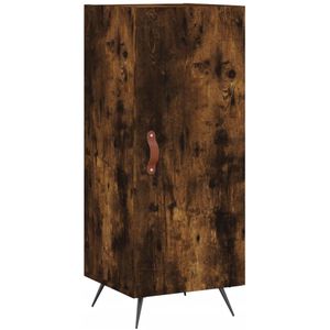 vidaXL Dressoir 34,5x34x90 cm bewerkt hout gerookt eiken