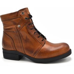 Wolky Biker boots Center cognac leer