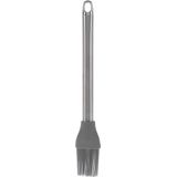 La Cucina Bakkwast - zilver/antraciet - RVS/Siliconen - 26 cm - Keukengerei