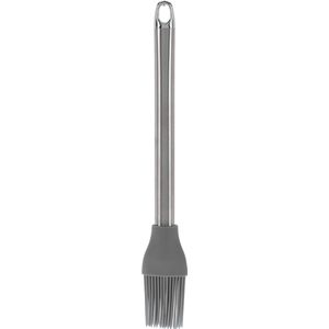 La Cucina Bakkwast - zilver/antraciet - RVS/Siliconen - 26 cm - Keukengerei