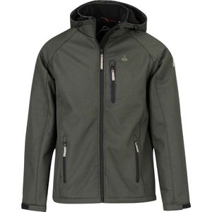 BJØRNSON Hamm Softshell Winterjas Heren - Teddy Winddicht - Maat 2XL - Rosin Groen