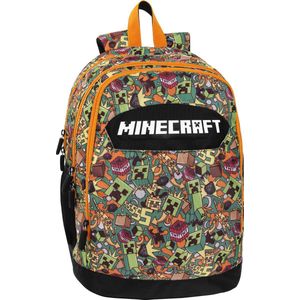 Minecraft Rugzak Cartoon - 42 x 34 x 23 cm - Polyester