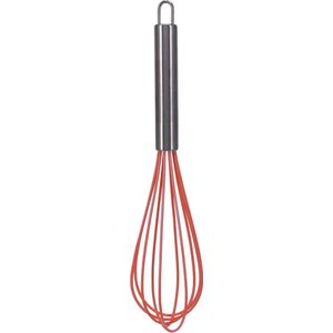 La Cucina Garde - zilver/rood - RVS/Siliconen - 26 cm - Keukengerei