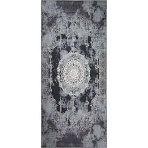 Tapijt voor woonkamer, hal, wasbaar, antislip, keukentapijt, slaapkamer, tapijt, wasbaar en woonkamer, kappa, 80x150 cm