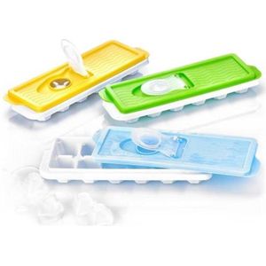 3x Gondol ijsblokjesvorm set - met deksel - Ijsvormpjes - 3 kleuren - ijs maken - Ijsblokkenmaker - Siliconen