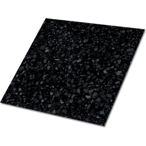 Tulup PVC Tegels - Donkere Stenen Vinyl Tegels - 30 cm x 30 cm - Zwart Vinyl Wandtegels - Set van 9 - Vinyl Tegels Zelfklevend - Industrieel Plaktegels - Wand PVC Tegels - Plaktegels keuken en Badkamer