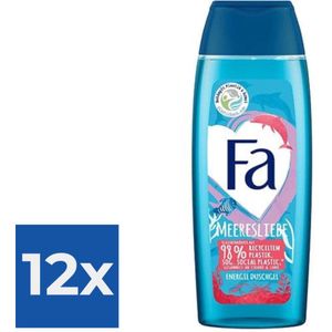 Fa Douchegel  Zeeliefde Energie 250 ml - Voordeelverpakking 12 stuks