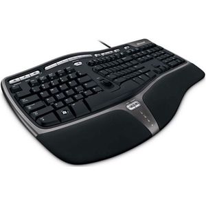 Microsoft Natural Ergonomic Keyboard 4000 toetsenbord USB QWERTY Amerikaans Engels Zwart
