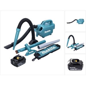 Makita DCL 184 G1 accu stofzuiger 18 V 54 mbar 0,5 l + 1x oplaadbare accu 6.0 Ah - zonder oplader