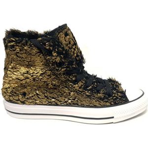 Converse Dames Sneaker Chuck Taylor Hi 549636C Gold/Black 39.5 EU