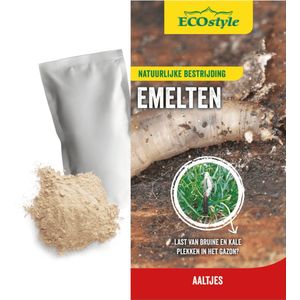 ECOstyle 250 mln Aaltjes F tegen Emelten - Bestrijdingsmiddel - Natuurlijk & Biologisch - Tegen Ronde Plekken in Gazon - Voor Bodemtemperatuur hoger dan 10°C - Werken 24 uur per Dag - 500 m2