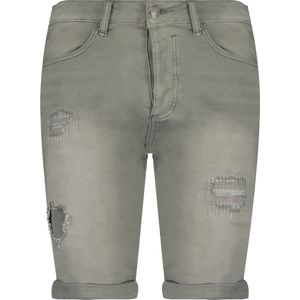 DEELUXE Versleten grijze skinny jeansshortBULLET Grey Used