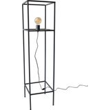 Urban Interiors Frame Vloerlamp Zwart - Metalen frame - 30x30x120