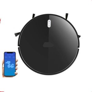 Robotstofzuiger - Vacuum Cleaner - Roborock - Draadloze - Dweilrobot - 500W - 6000Pa Zuigkracht - Slimme Geheugenfunctie, Kaartnavigatie, WiFi App - Elektrische Watertank – Vacuüm, Veeg en Mop Alles-in-één