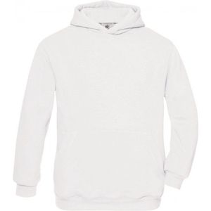 Sweatshirt Kind 5/6 Y (5/6 ans) B&C Lange mouw White 80% Katoen, 20% Polyester