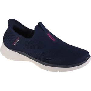 Skechers Go Walk 6 - Fabulous View 124569-NVY, Vrouwen, Marineblauw, Sneakers,Sportschoenen, maat: 39